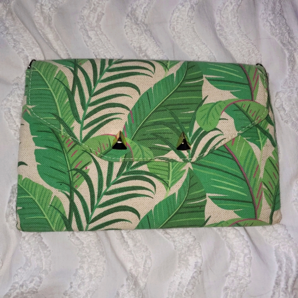 S&D Slim Clutch Banana Leaves